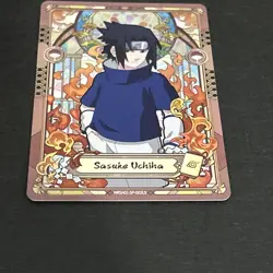 Sasuke Uchiha NRSA01-SP-002L5 Naruto Kayou Heavens Scroll English Card NM - Image 2