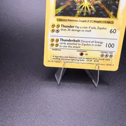 Zapdos 16/102 - Shadowless Base Set - Vintage WOTC Pokemon Card - Image 5