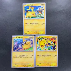 NM 3 card Pikachu 120/SV-P 197/SV-P 291/SV-P Gym Promo - Pokemon 1390 - Image 1