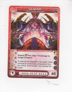 Chaotic creature card Underworld Ulmar Perithon Racer Mid Energy Common - Image 1