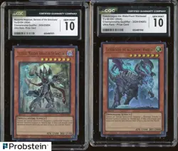 Yugioh World Championship 2024 Prize Card M. Magician Gatebridgeo CGC 10 Set - Image 1