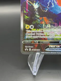 Jolteon VMAX SWSH184 SWSH: Sword & Shield Black Star Promo Card Holo - Image 3