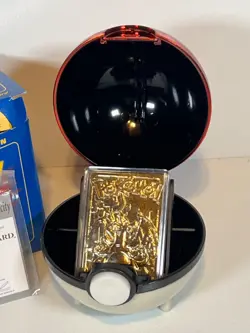 23K Gold Plated CHARIZARD Trading Card 1999 Burger King Pokemon Ball Limited Ed. - Image 2