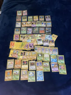 Vintage Pokemon Card Lot (Base Set - Black and White, + More) Holo, 1st Ed, etc - Image 1
