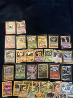 Vintage Pokemon Card Lot (Base Set - Black and White, + More) Holo, 1st Ed, etc - Image 4