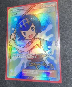 Lana Sun & Moon: Ultra Prism 150/156 Holo Full Art Trainer Pokemon Card TCG M/NM - Image 1