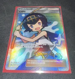 Lana Sun & Moon: Ultra Prism 150/156 Holo Full Art Trainer Pokemon Card TCG M/NM - Image 3