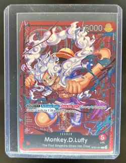 One Piece Card Game Monkey.D.Luffy Starter Deck EX Gear 5 #ST21-001 - Image 1