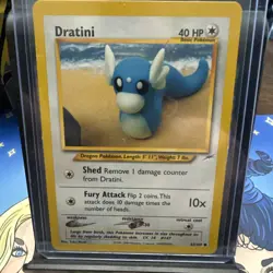 Dratini 63/105 Pokemon Neo Destiny Card - LP - Image 1