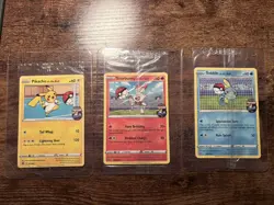 Pokemon TCG Pikachu Sobble & Scorbunny On the Ball Futsal Promo New Sealed Cards - Image 1