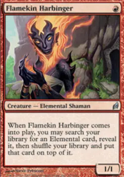 Flamekin Harbinger - Foil LP, English MTG Lorwyn - Image 1
