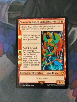 Summon: Esper Valigarmanda | 7% Off 2+ | Final Fantasy | NM | MTG - Image 1