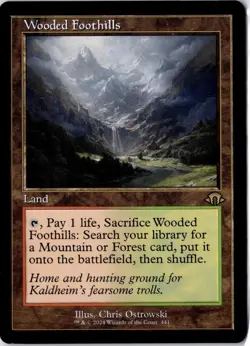 Wooded Foothills (Retro Frame) Modern Horizons 3 Regular NM R 441 - Image 1