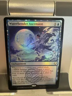 MTG FOIL Waterbender Ascension - Avatar: The Last Airbender #079 - Image 1