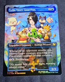 Magic: The Gathering - Final Fantasy - Lulu, Stern Guardian Chocobo Track Foil - Image 1