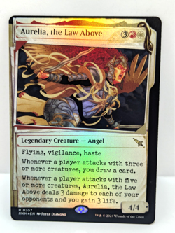 Murders at Karlov Manor - Aurelia, the Law Above - Showcase - Foil - MKM 357 - - Image 1
