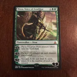 Nissa, Voice of Zendikar #138 Oath of the Gatewatch MtG - Image 1