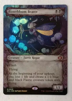Magic: The Gathering FOIL Bitterbloom Bearer Lorwyn Eclipsed ECL 0310 NM - Image 1