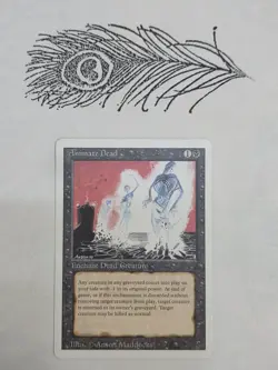 Animate Dead Revised Edition Regular Non Foil Mtg Magic The Gathering - Image 1