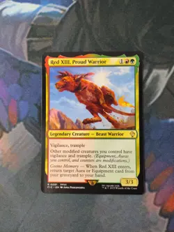 Red XIII, Proud Warrior | 7% Off 2+ | Final Fantasy | NM | MTG - Image 1
