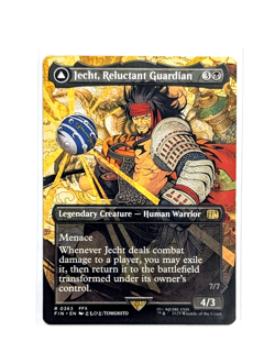 Jecht, Reluctant Guardian 0363 Rare Borderless Non-Foil FFX MTG FINAL FANTASY EN - Image 1