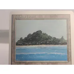 MTG Tropical Island - Revised Edition - Dual Land - Lightly Played LP - Image 5