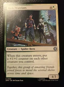 Web-Warriors 0159 Uncommon Spider-Man Magic: The Gathering - Image 1