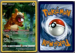 2023 Pokemon, Crown Zenith Galarian Gallery, #GG29/GG70 Bidoof, Holo Rare - Image 1