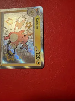 Pokemon TCG Raichu 132/091 Paldean Fates Shiny Rare Card NM Condition - Image 4