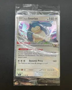 Pokemon Hop's Snorlax GameStop Promo Card 117/159 Journey Together Sealed - Image 1