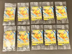 Lot of (10) 2022 Pokemon Indonesian Promo #377/S-P Pikachu V Sealed - Image 1
