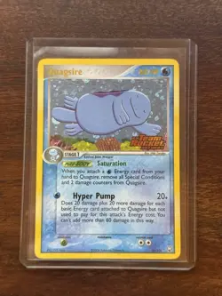 Pokemon Quagsire Team Rocket Returns 26/109 Reverse Holo Rare English TCG 2004 - Image 1