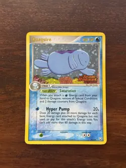 Pokemon Quagsire Team Rocket Returns 26/109 Reverse Holo Rare English TCG 2004 - Image 2
