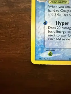 Pokemon Quagsire Team Rocket Returns 26/109 Reverse Holo Rare English TCG 2004 - Image 4