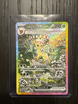Pokemon TCG Leafeon ex SIR 144/131 Prismatic Evolutions - Image 1