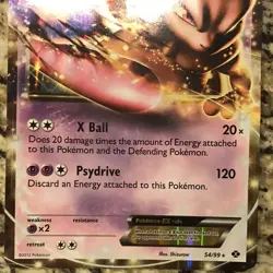 Mewtwo EX 54/99 - Rare Holo Oversized Promo Pokemon card - Image 5