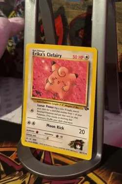Erika's Clefairy 40/132 Gym Challenge Non Holo Pokemon Light-Mod Play Fast Ship - Image 2