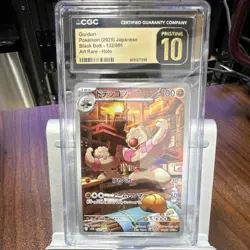 Pokemon Gurdurr 132/086 Black Bolt Art Rare Holo CGC 10 Japanese 2025 - Image 1