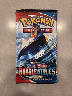 22.8g HEAVY Pokemon Battle Styles Booster Pack Sealed MINT 2021 - Urshifu Art - Image 2