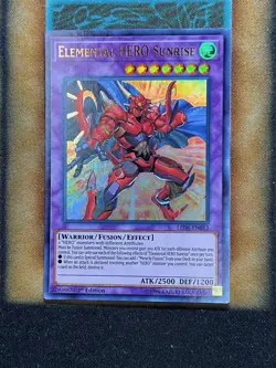 Yugioh Elemental HERO Sunrise LED6-EN012 Ultra Rare 1st Ed NM - Image 1