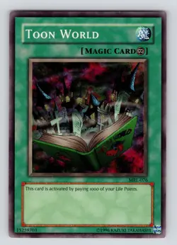 MP Yugioh Toon World Super Rare #MRL-076 - Image 1