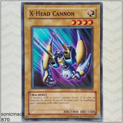 X-Head Cannon - DP2-EN005 - Common Unlimited Yugioh - Image 1