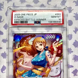 O-nami ST18-002 PSA 10 8 Packs Battle Winner One Piece Promo Nami UK SELLER - Image 2