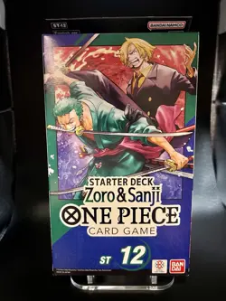 One Piece TCG Zoro & Sanji Starter Deck ST-12 English (SEALED) FAST SHIP IN HAND - Image 1