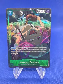 One Piece Extra Booster Anime 25th Collection Jewelry Bonney EB02-015 Alternate - Image 1