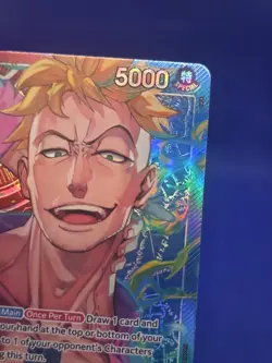 One Piece Two Legends Marco OP08-002 Parallel Alternate Alt Art Leader NM - Image 4