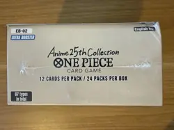 One Piece TCG: Anime 25th Collection Booster Box EB-02 -Factory Sealed (Damaged) - Image 3