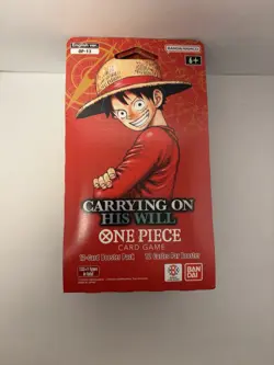 10 One Piece OP13 Carrying On His Will Sleeved Blister Booster Packs Lot - Image 1