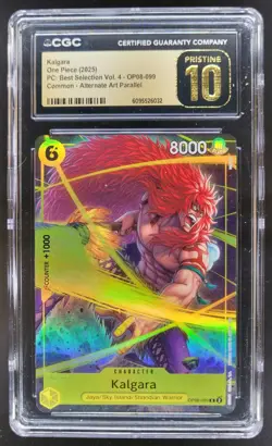 2025 ONE PIECE CCG KALGARA ALT ART OP08-099 CGC 10 PRISTINE PT - Image 1