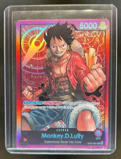 2022 One Piece Romance Alternate Art Monkey D. Luffy Revision Pack #ST01-001 - Image 1